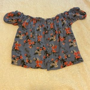 American eagle off the shoulder top